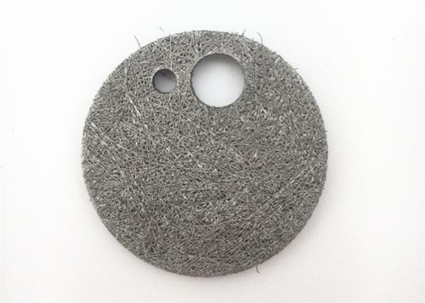 Buy cheap High Porosity Stainless Steel Sintered Metal Fiber 70 Micron Round Shape from wholesalers
