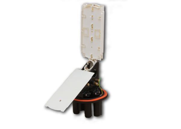 Buy cheap duct mounting Dome Fiber Optic Splice Closure / 6 ports fiber splicing box from wholesalers