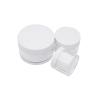 Buy cheap Refillable Plastic Cream Jar With Aluminum Foil Sealing Clear 50ml 100ml 200ml from wholesalers