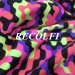 Neon Bright Fluo Colors Repreve Swimwear Fabric For Melbourne Tankini Bikini