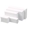 Buy cheap White Square Cardboard Gift Packaging Boxes , Paper Shipping Boxes For Small Business from wholesalers