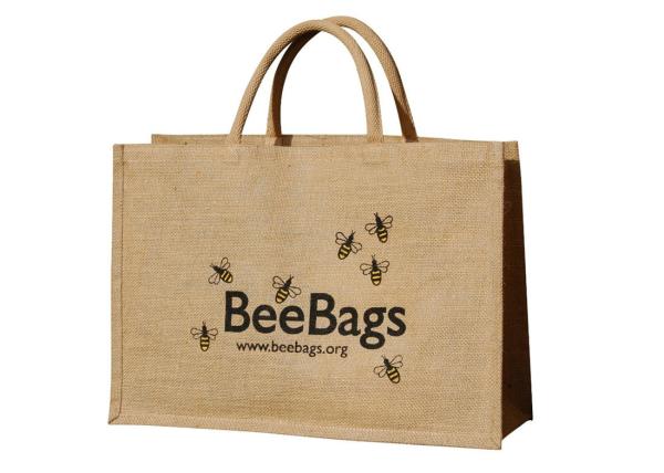 Buy cheap Fully - Lined Reusable Jute Shopping Bags , Durable Jute Market Tote from wholesalers