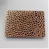 Buy cheap Rose Gold Honeycomb Stamped Stainless Steel Plate Wall Decorateive Sheet from wholesalers