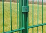 Powder Coated 2D 6/5/6 Welded Double Loop Woven Wire Fence For Airport
