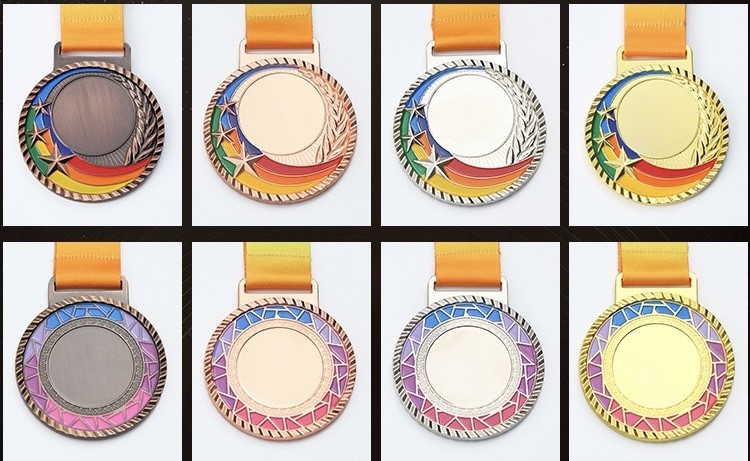 Zinc Alloy Embossing Personalised Sports Medals Gifts Custom Academic Medals
