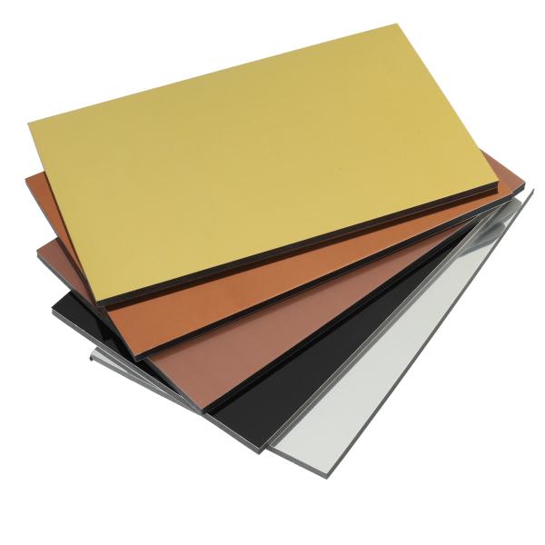 Buy cheap 5.5kg/m2 Aluminum Composite Panel 1220mm Mirror Coated Panel from wholesalers
