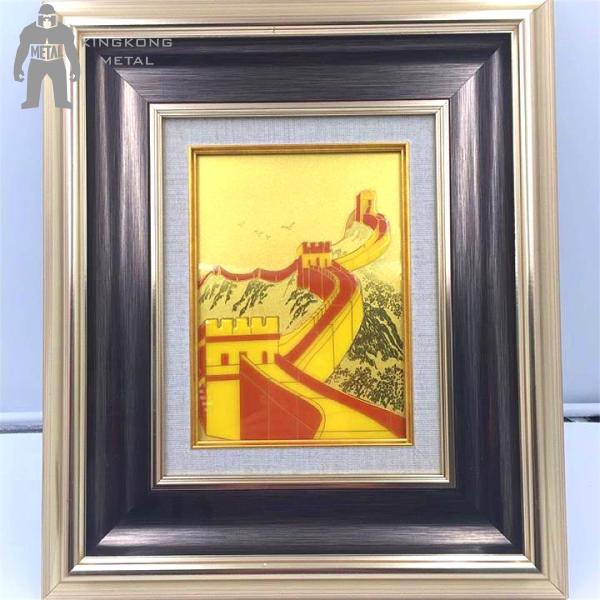 Buy cheap Home Decoration Metal Frame Art , Aluminium Steel Brass Metal Photo Frame from wholesalers