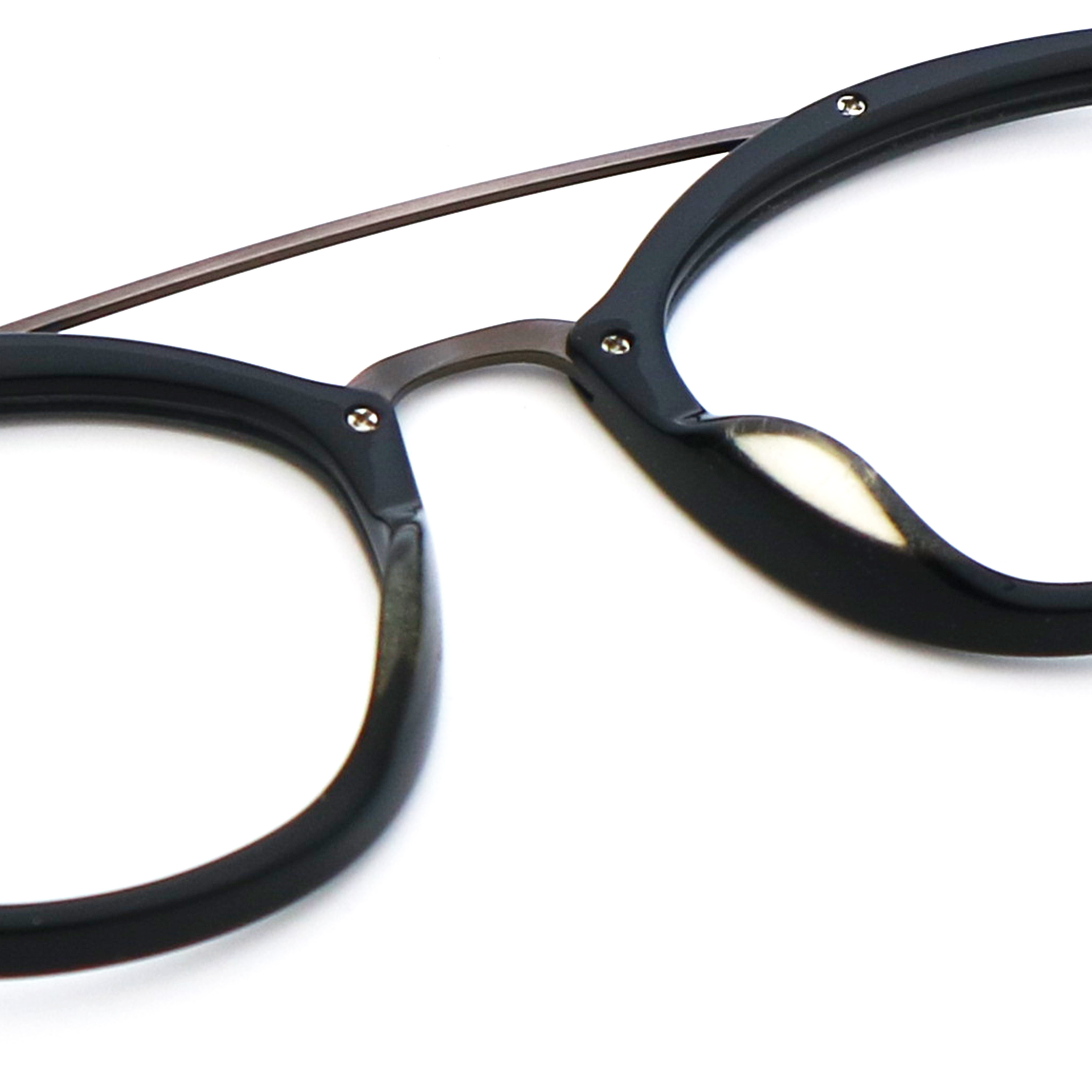 Artisanal Enduro Wood Grain Acetate Optical Glasses Frame MR 098