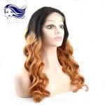 Unprocessed Virgin Brazilian Full Lace Wigs Human Hair Ombre Color