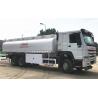 Buy cheap 20000 Liters 6000 Gallon Diesel Oil Transporter Fuel Tank Truck Sinotruk Howo White Color from wholesalers