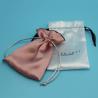 Buy cheap Rose Gold Silk Satin Crystal Aura Packaging Drawstring Bag from wholesalers