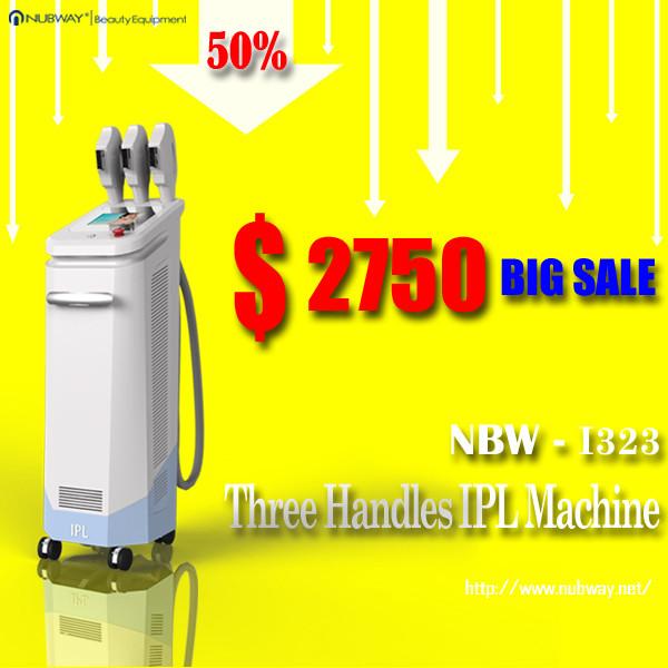 Buy cheap Attentions!!! Lowest Prices Ever! 3 handles IPL wrinkle removal machine manufacture from wholesalers