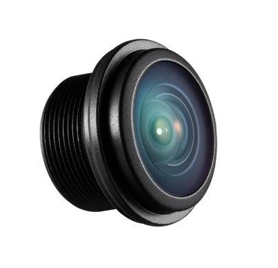 Vehicle mount lens, 1/3 size, HFOV: 190 Deg, TTL 12.90mm, MR-H01224KCZ-9081 car camera lens