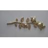 Buy cheap Plastic flower rose for coffin decoration , casket accessories gold color DP001 Herrajes para ataudes rosas from wholesalers
