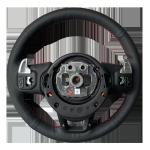 Black Silver Wheel Accessories Jeep Wrangler Car Steering Wheel Shift Paddle