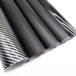 Stretchable Carbon Fiber Car Vinyl Wrap With Wet Installation Method