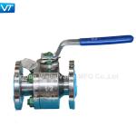 Body F51 Floating Ball Valve Body Types Small Size 1/2'' 150LB With Lever