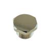 Buy cheap 1/2 Inch Male Thread Chromed Brass Handrail End Caps Corrosion Preventive from wholesalers