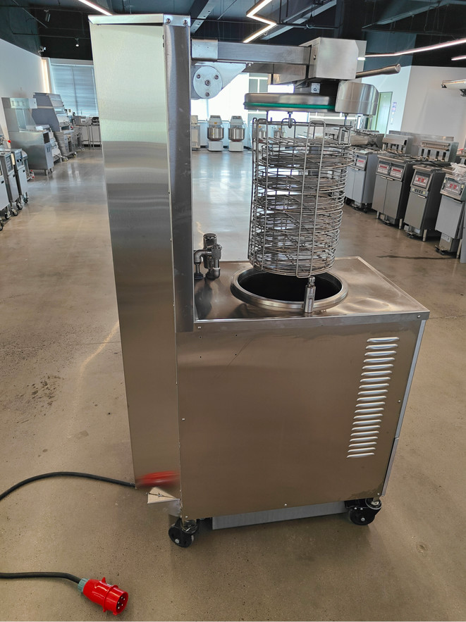 6HD Electric 12KW 380V 28L 6 Fry Tray Big Productivity Round Auto Lift Broaster Chicken Pressure Fryer