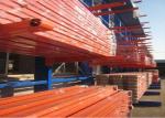 Heavy Duty Industrial Cantilever Pallet Racking For / Timber / Lumber / Long