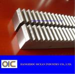 Aluminum , nylon , steel spur helical gear racks Transmission Spare Parts