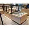 Buy cheap Adjustable Glass Wooden Bread Display High Perspective For Convenience Stores from wholesalers