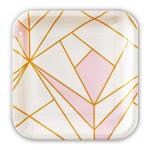 Buy cheap Polychrome  Bamboo Birthday Elegant Eco Friendly Disposable Dinner Plates from wholesalers
