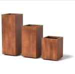 Garden Decoration Corten Steel Planters Box Large Outdoor