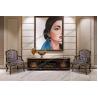 Buy cheap Wall Tv Unit Tv Showcase image Designs Black Lacquer Tv Stand Teak Cd Rack TR-028A from wholesalers