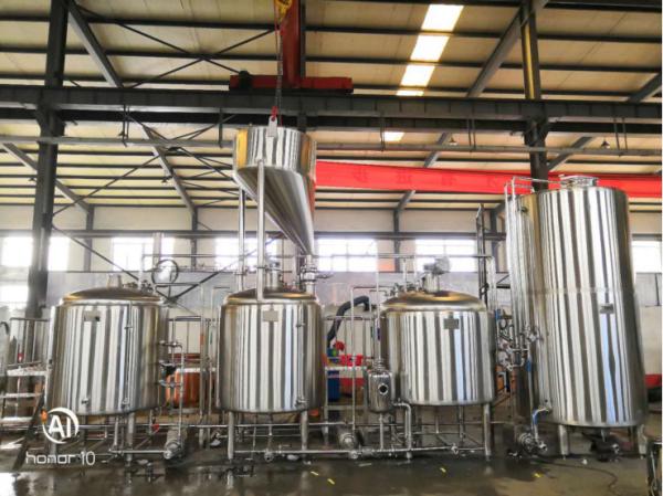 Commercial / Home Beer Brewing Equipment , Beer Production Machine With