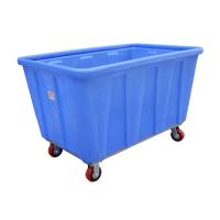 Buy cheap 1040x640x1750mm China Manufacturer HDPE Heavy Duty Big Laundry Trolley For Hospital Hotel And Plastic Bulk Cage Trolley product