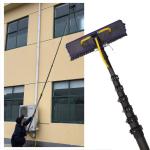 Bidirectional 45ft Carbon Fiber Telescopic Pole 3K Twill For Mast Flag
