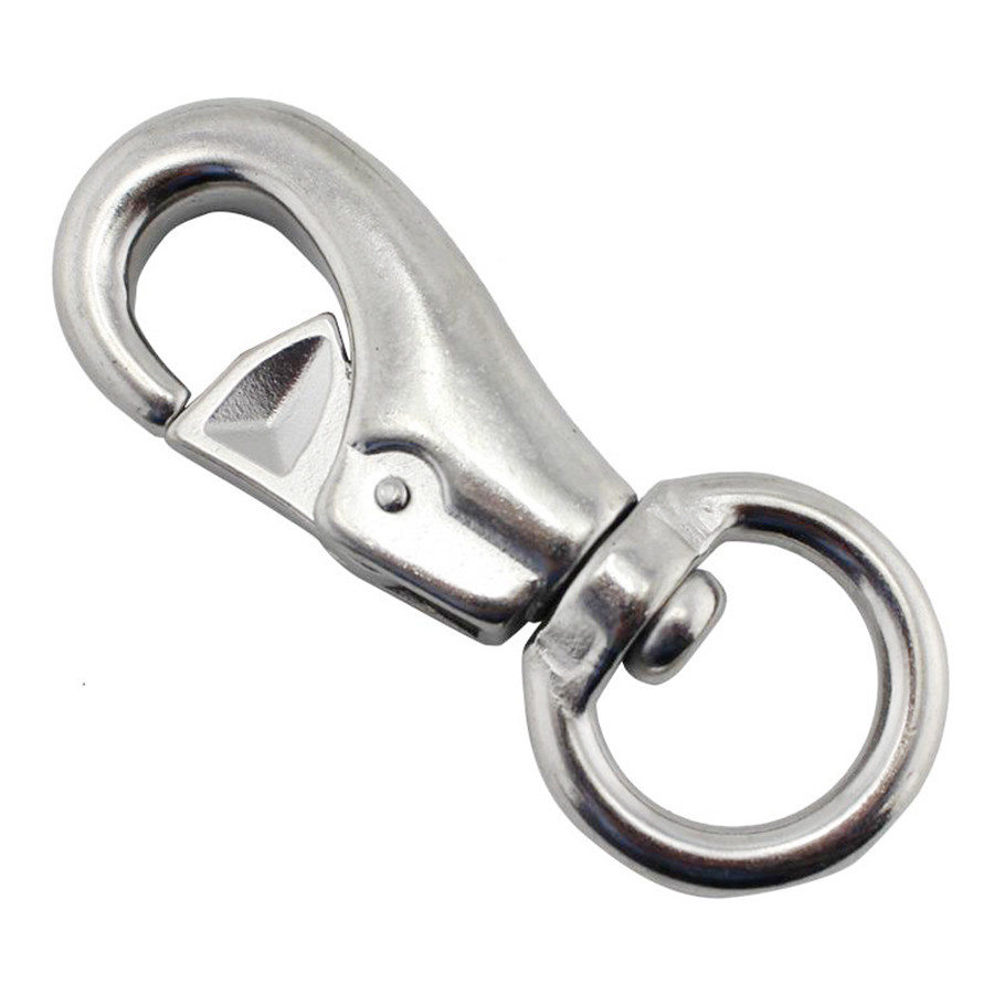 Durable And Versatile Bullhead Stainless Steel Swivel Snap Hook For Organizing