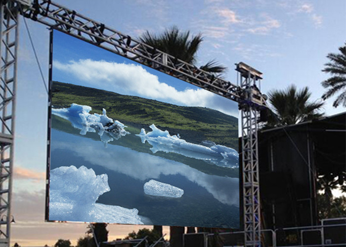Back Maintenance P3 Rental LED Displays 52x52 dots For Advertising Outdoor