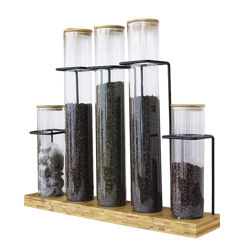1000ml Display Borosilicate Sealable Glass Jars
