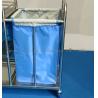 Buy cheap 3 Layers Medical Push Cart , Rescue Metal Medical Trolley from wholesalers