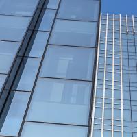 Buy cheap 6mm-12mm Tempered Glass Curtain Wall Sound Insulation Wind Resistant product