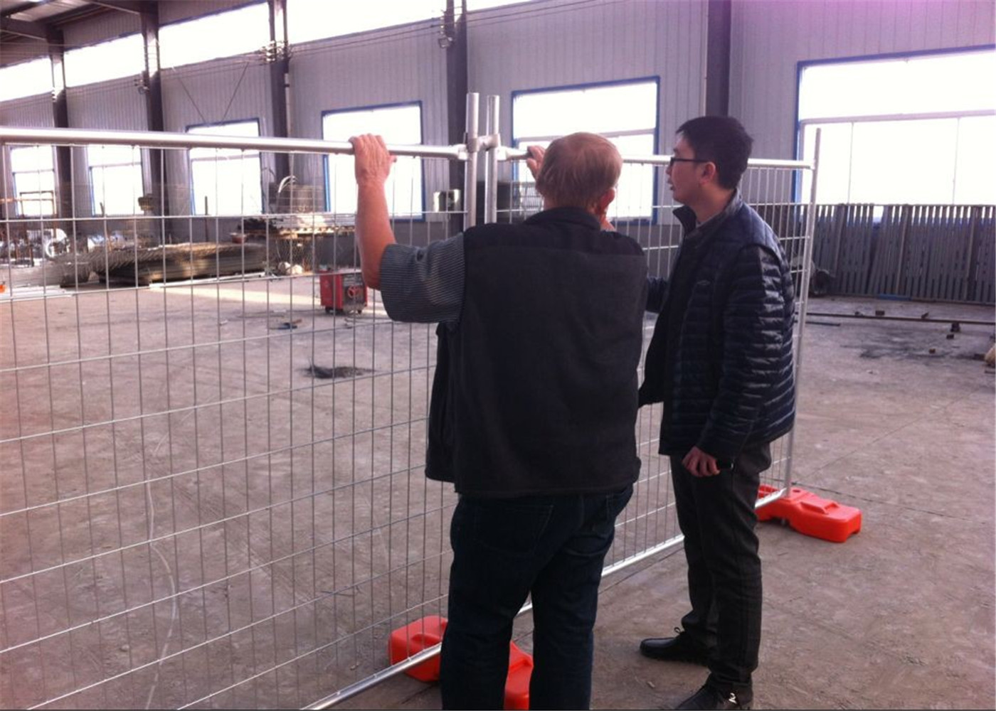 Mobile Fence ,Temporary Fencing for sale 42microns zinc layer temp fence panels for sale perth market Australia standard