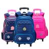 Buy cheap Childrens Pull Rod Stair Climbing Kids School Bags With Wheels from wholesalers