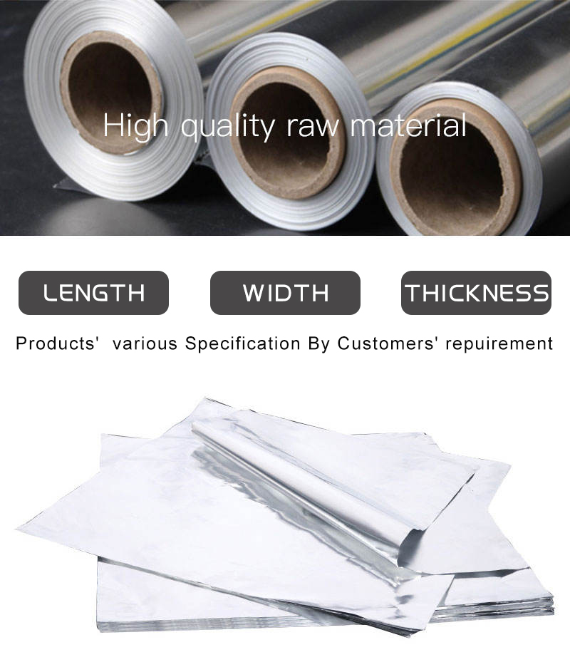 Polished Embossed 0.0045mm Thin Aluminum Foil Large Rolls Non Toxic