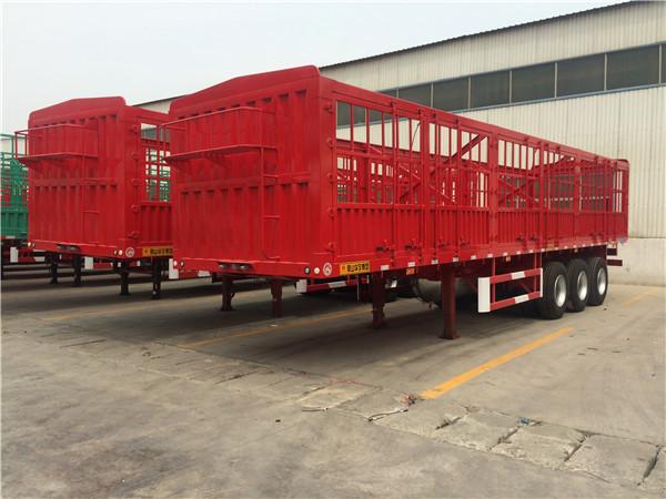 Buy cheap Q345 3 Axles 60 Ton High Wall Fence Truck Semi Trailer from wholesalers
