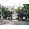 Buy cheap Marble stone sculpture walking lions sculpture,outdoor stone sculpture supplier from wholesalers