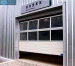 110V 420mm Panel Glass Front Garage Doors For 4S Shop