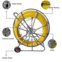Buy cheap 9mmx150m Fiberglass Duct Rodder , Fish Tape Conduit Rodding Equipment product
