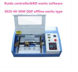 Wholesale High Level Ht-Xeon-PRO Motherboard Computer Control DSP LCD Display Screen 40/50W 300X200mm CO2 Laser Engraving Machine from china suppliers