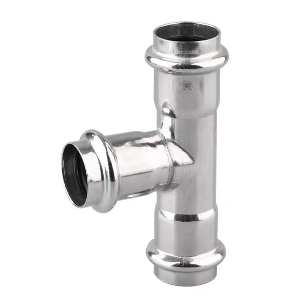 Buy cheap Thin-Wall Pressure Equal Diameter Tee in Stainless Steel 304 316 for Water Supply System from wholesalers