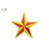 Buy cheap Yellow And Red Colors Embroidered Star Patches For Military Uniform Decorative from wholesalers