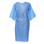 Waterproof Short Sleeve Disposable Patient Gown PP / SMS / SMMS / SMMMS Material