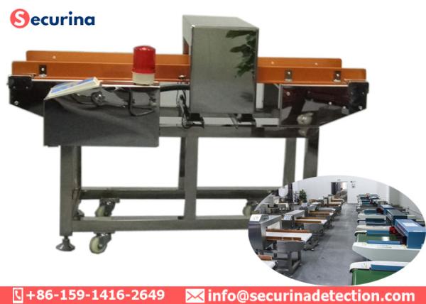 Stainless Steel 304 Food Grade Metal Detectors Conveyor Belt Return Automaticall