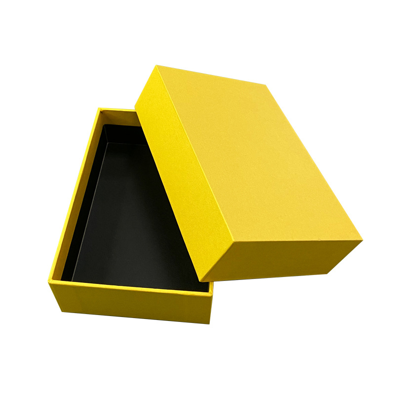 Custom Electronic Product Paper Box with Cardboard Lid Base and Recycled Materials